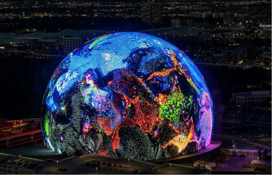 A planet has landed – the largest sphere in the world is here! © Credit: 2023 by James Marvin Phelps is licensed under CC BY 4.0