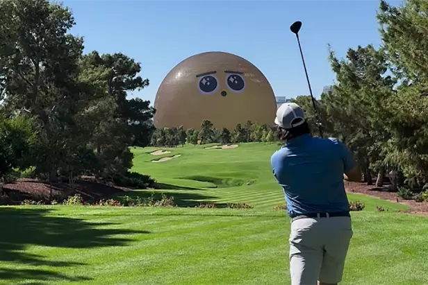 The Las Vegas Golf Club and its new friend. © Credit: 2023 by Joey Goldcuts is licensed under CC BY 4.0