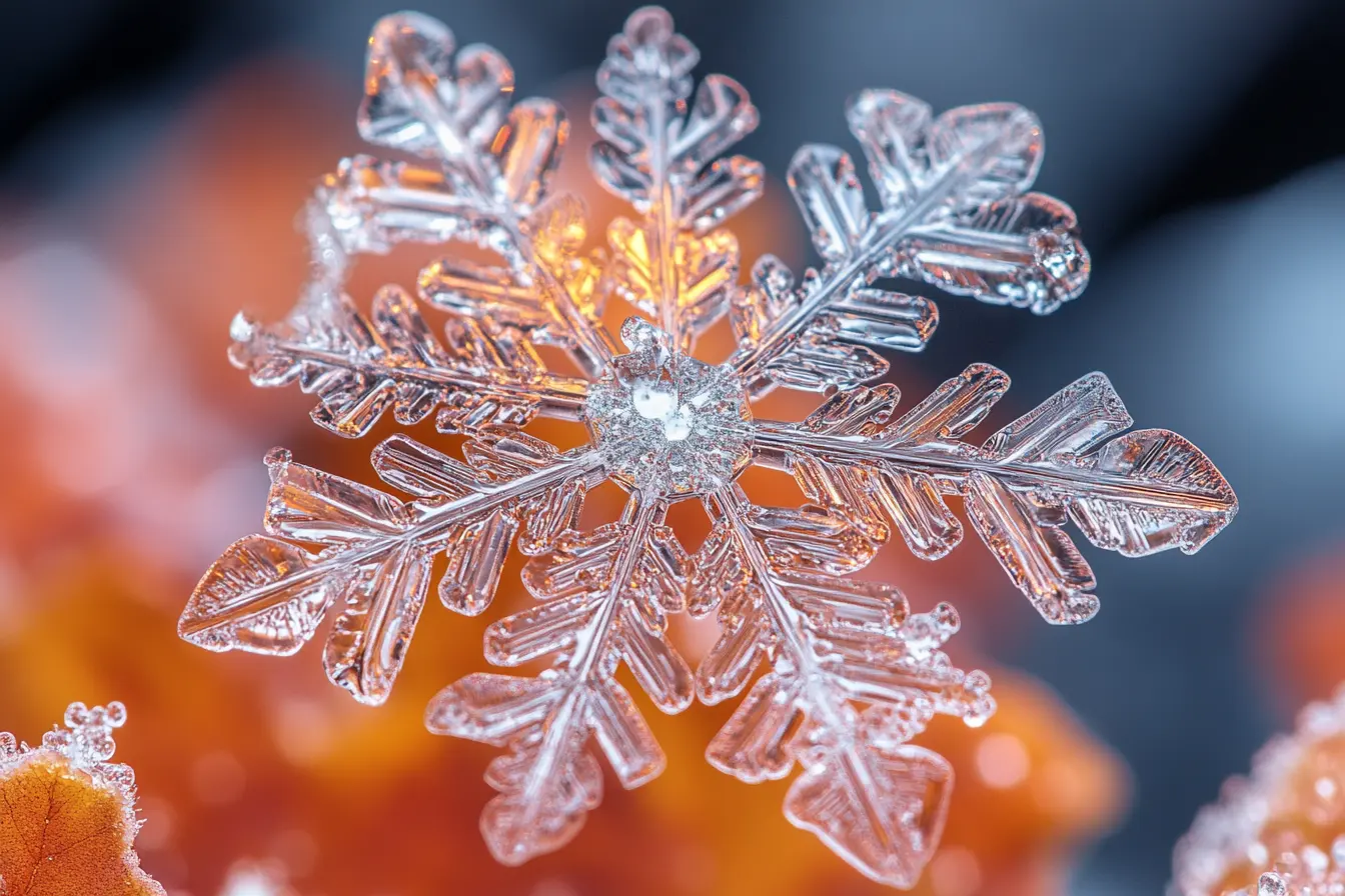 One snowflake – over 1 billion relatives! And no two are alike.
